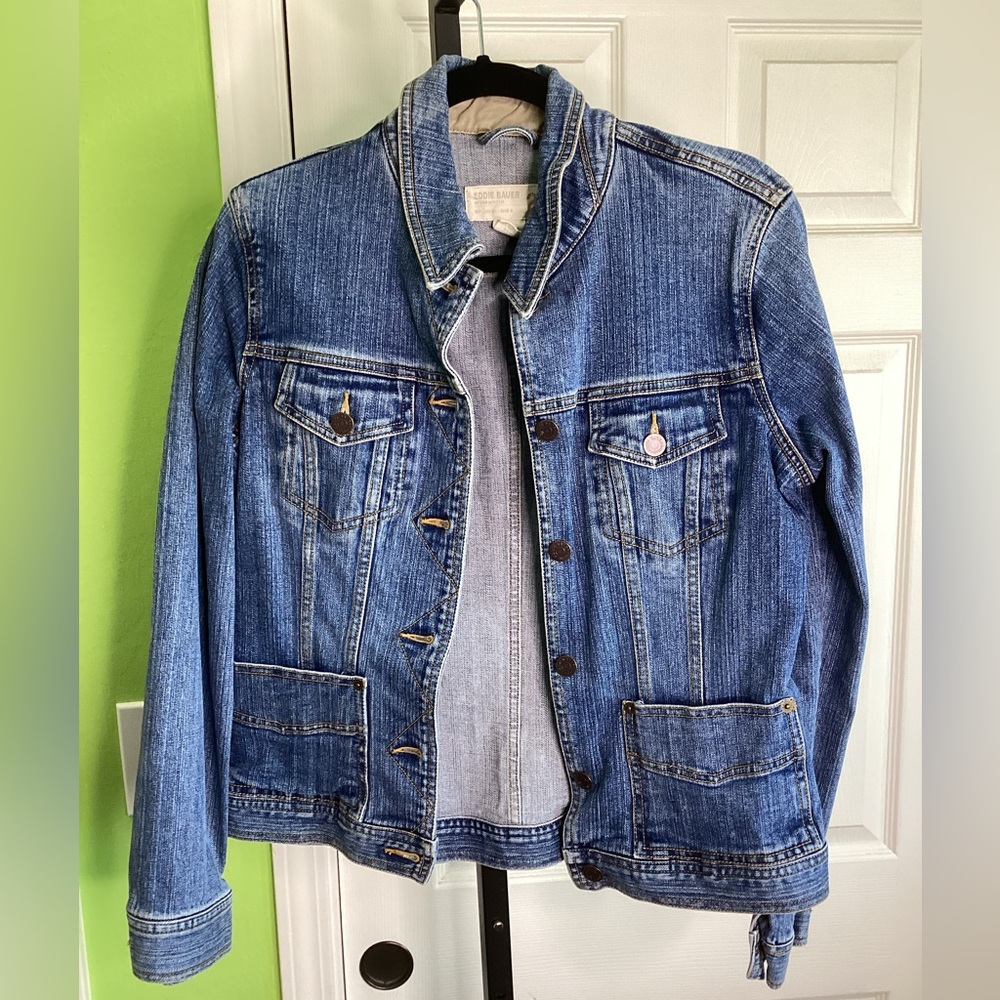 Eddie Bauer Denim Jacket, size Medium in